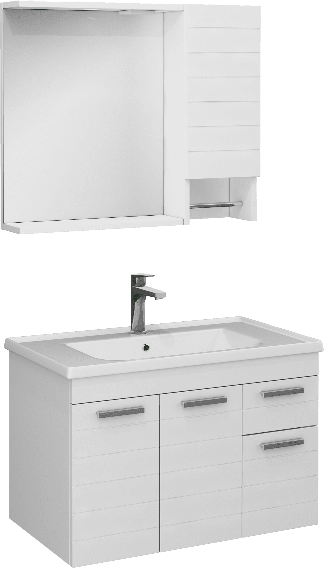 Platon Washbasin Unit 80 cm 27PTS001080I by Isvea
