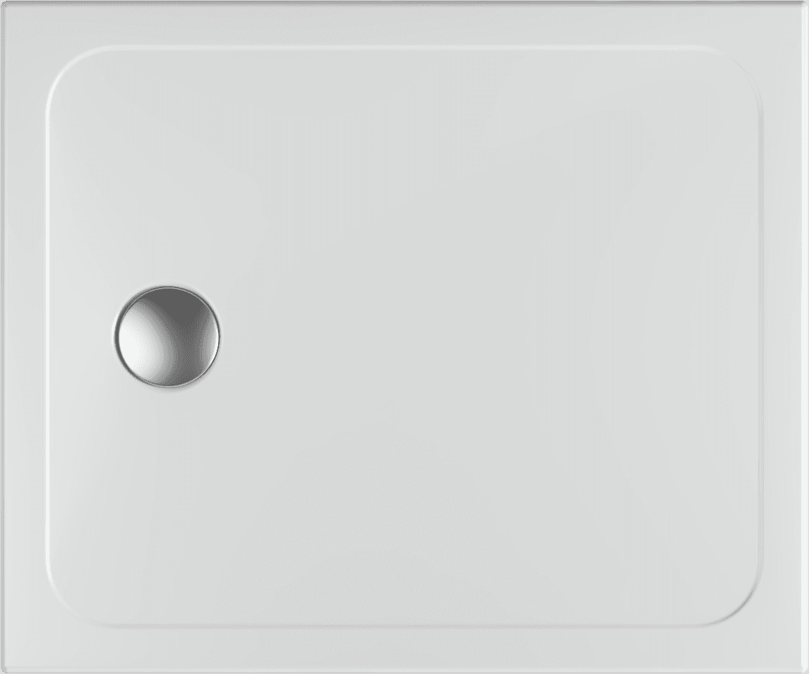 Flat Fireclay Ceramic Shower Tray 90x70 cm 10DT97364 by Isvea
