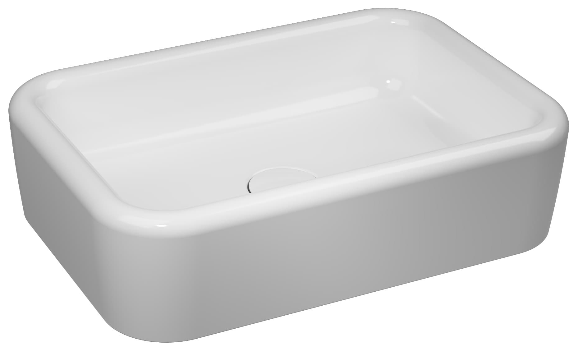 Curvo Counter-Top Washbasin 60cm 10CR67060 by Isvea