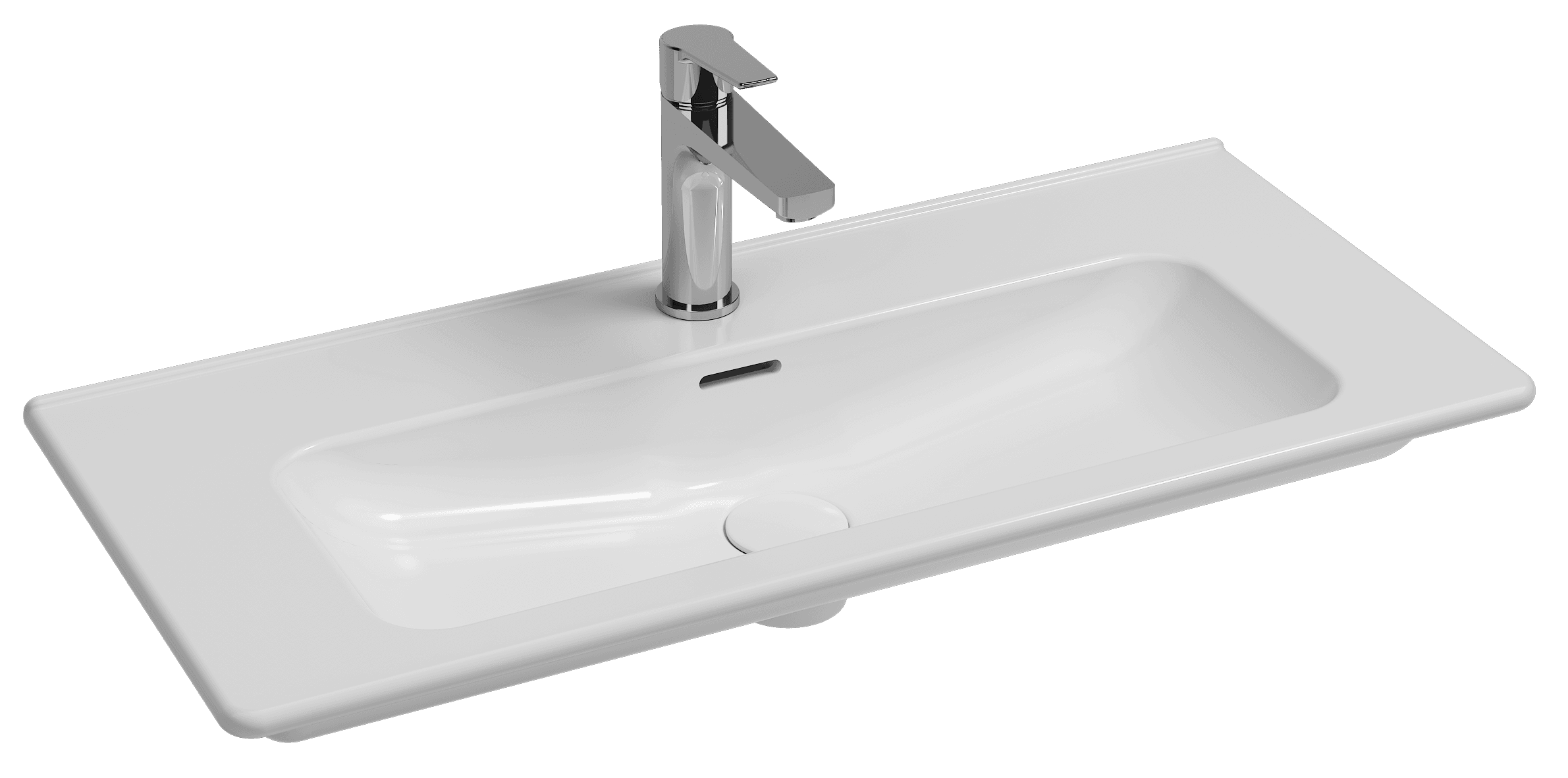 Evo Flat Washbasin 82cm 10SB50082 by Isvea