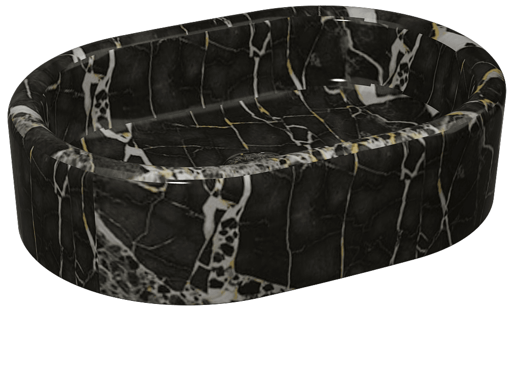 Curvo Washbasin 60 cm 10CR66060-MRB by Isvea