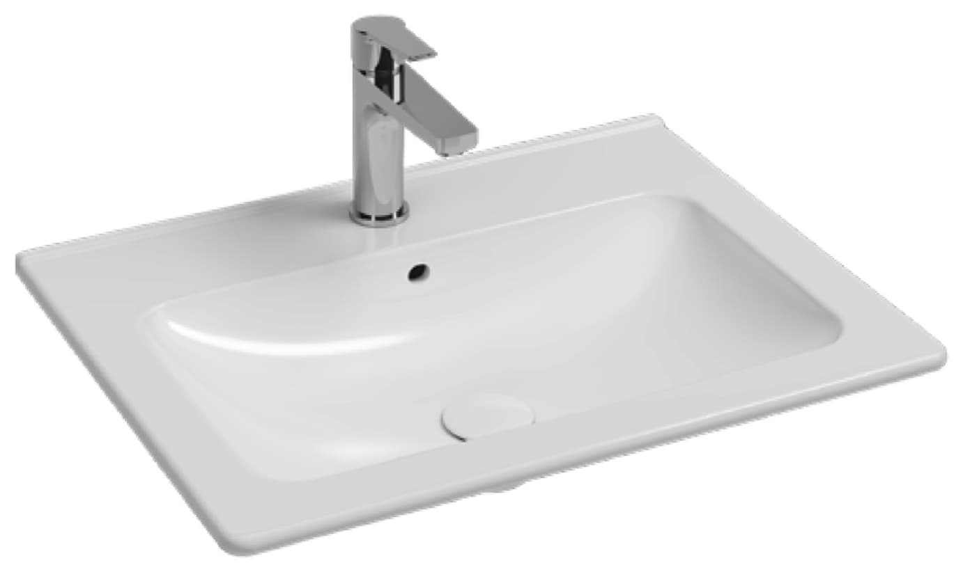 Evo Flat Washbasin 62 cm 10SB51062 by Isvea