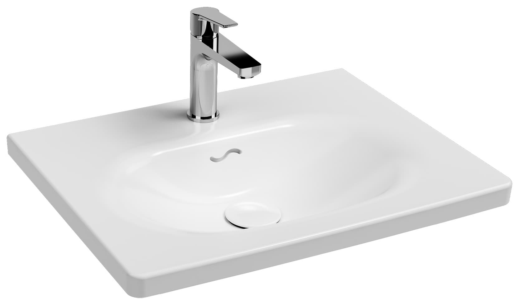 Isvea Sistema S Flat Washbasin 61 cm