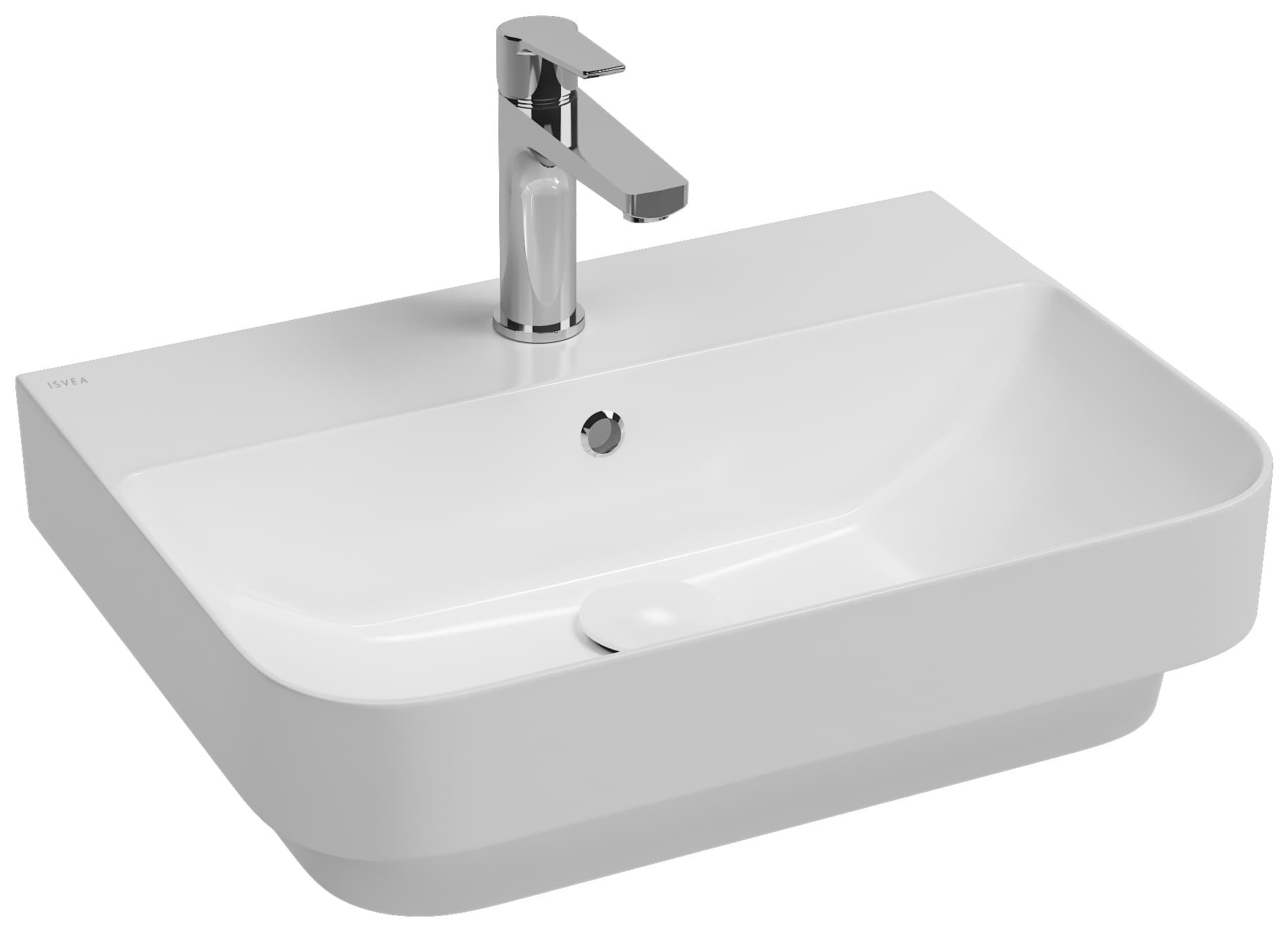 Sott'Aqua Inset Washbasin 57 cm 10SQ50057 by Isvea