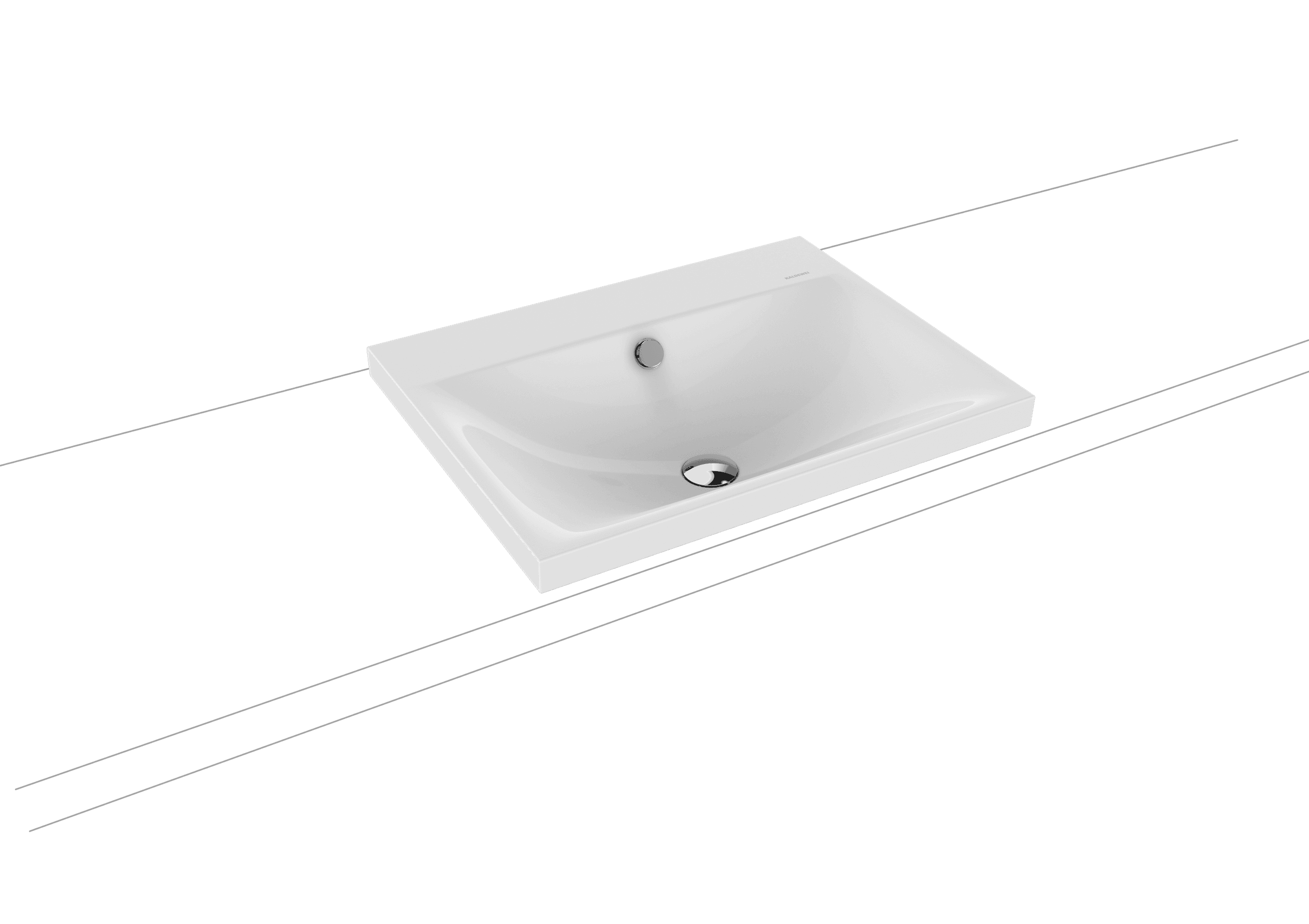 Kaldewei SILENIO countertop washbasin (rim height 40 mm)