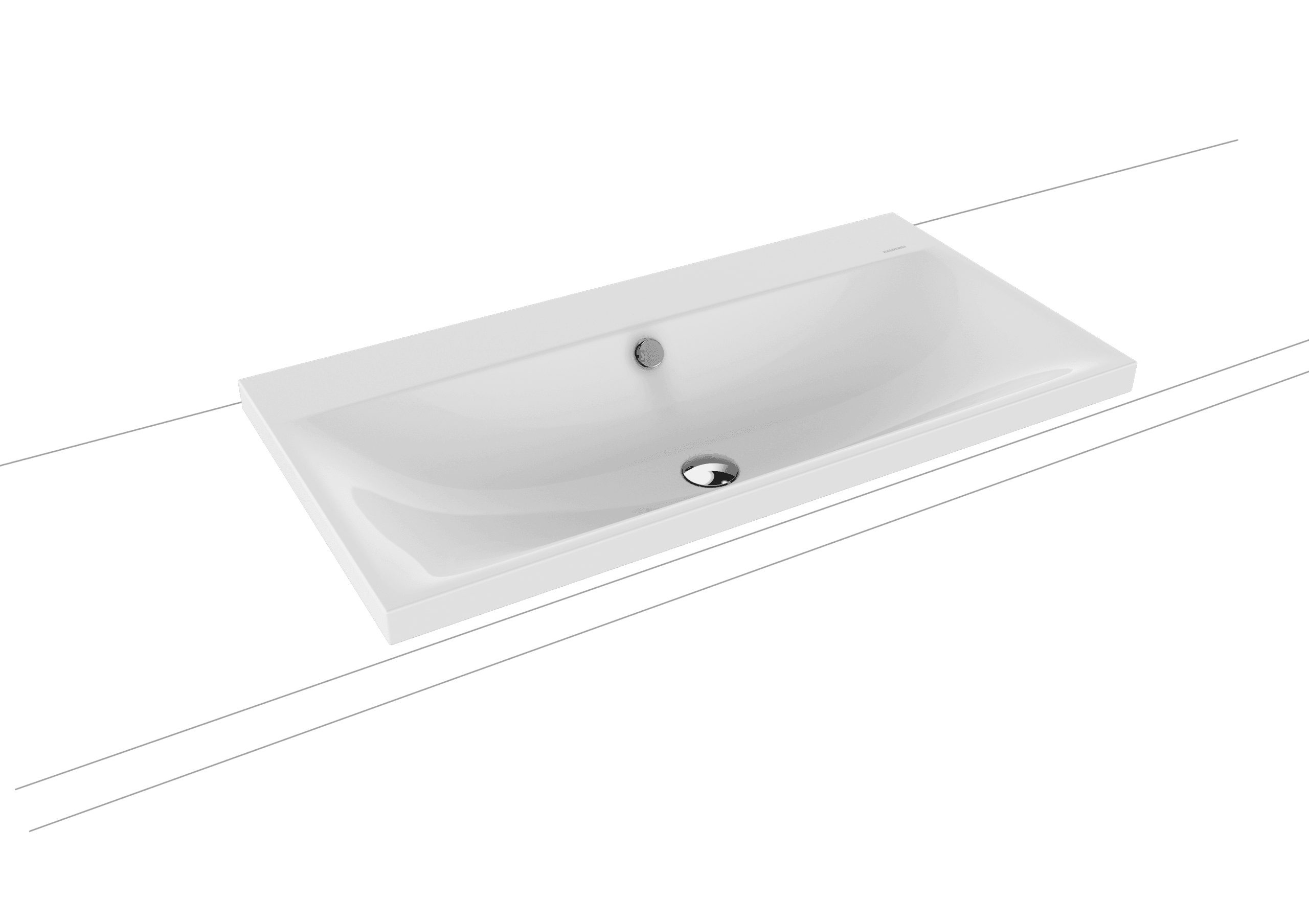 Kaldewei SILENIO countertop washbasin (rim height 40 mm)