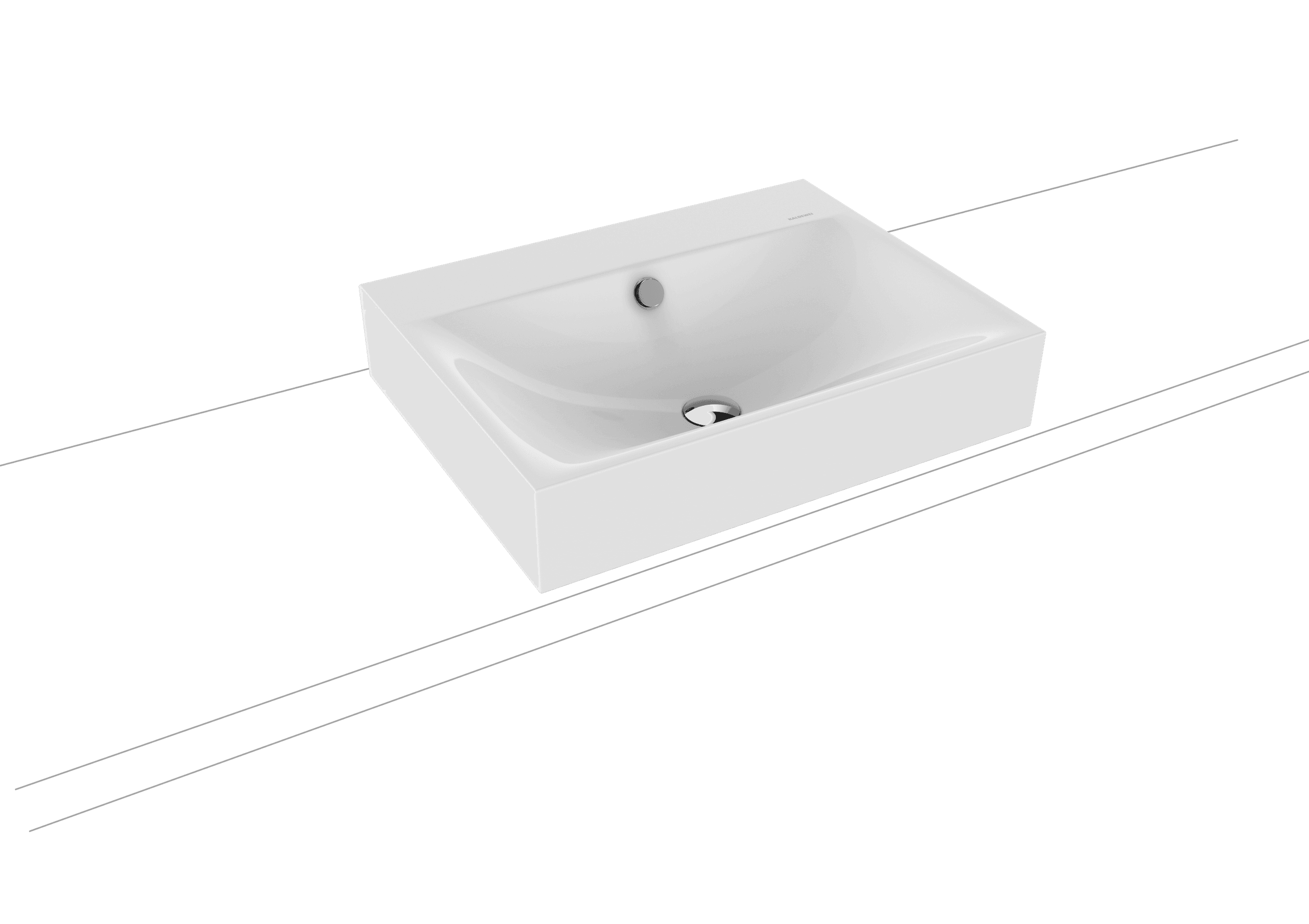 Kaldewei SILENIO COUNTERTOP WASHBASIN (HEIGHT OF RIM 120 MM )