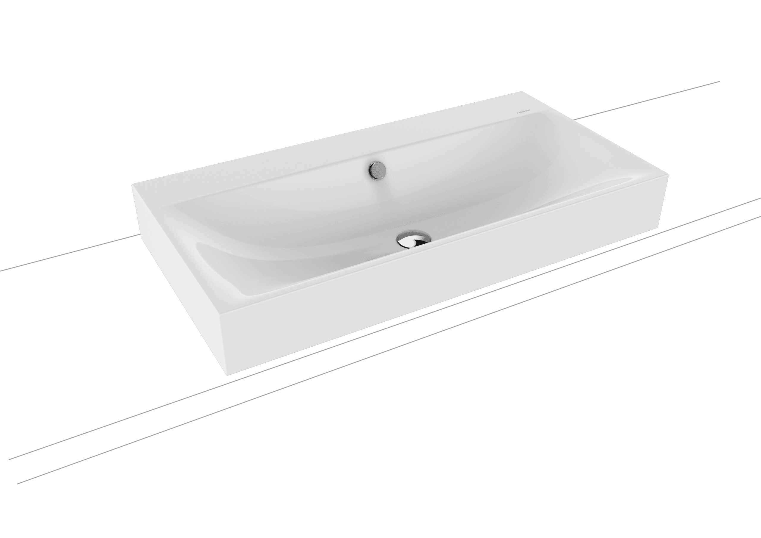 Kaldewei SILENIO COUNTERTOP WASHBASIN (HEIGHT OF RIM 120 MM )