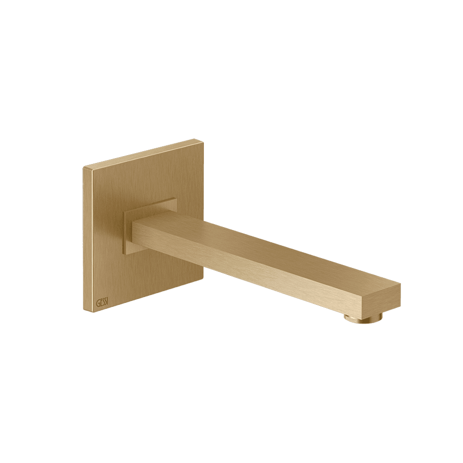 Gessi Basin Spout 20114 in Warm Bronze Br. Pvd