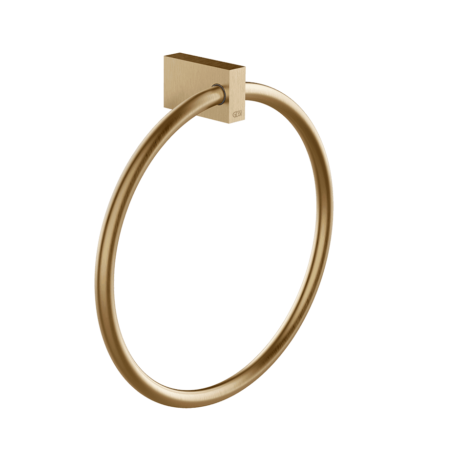 Gessi Towel Rail 20909 in Warm Bronze Br. Pvd