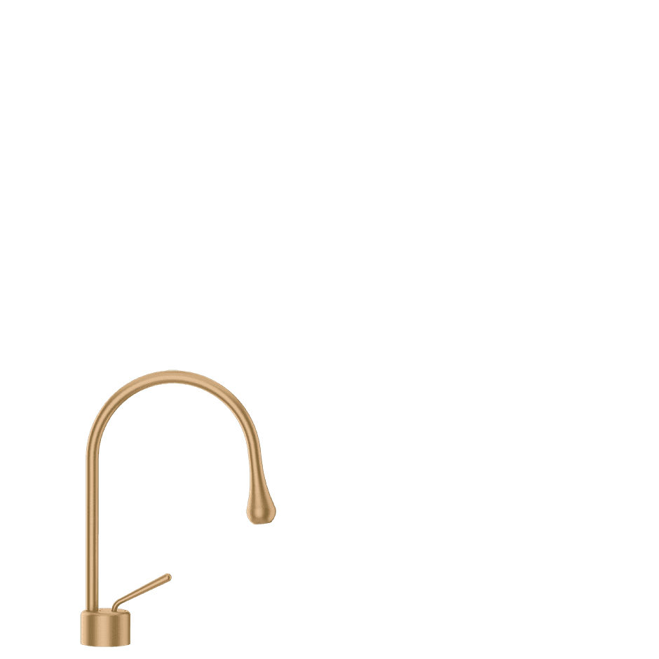 Gessi Washbasin Mixer 33601 in Warm Bronze Br. Pvd