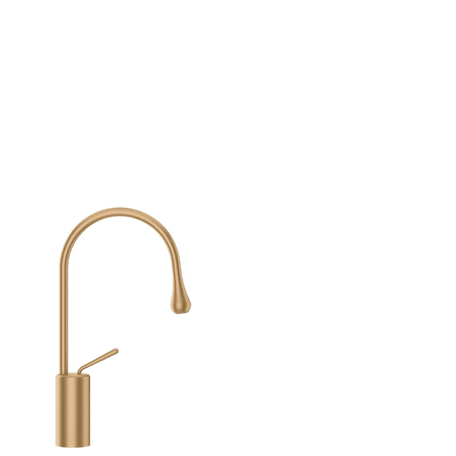 Gessi Washbasin Mixer 33604 in Warm Bronze Br. Pvd