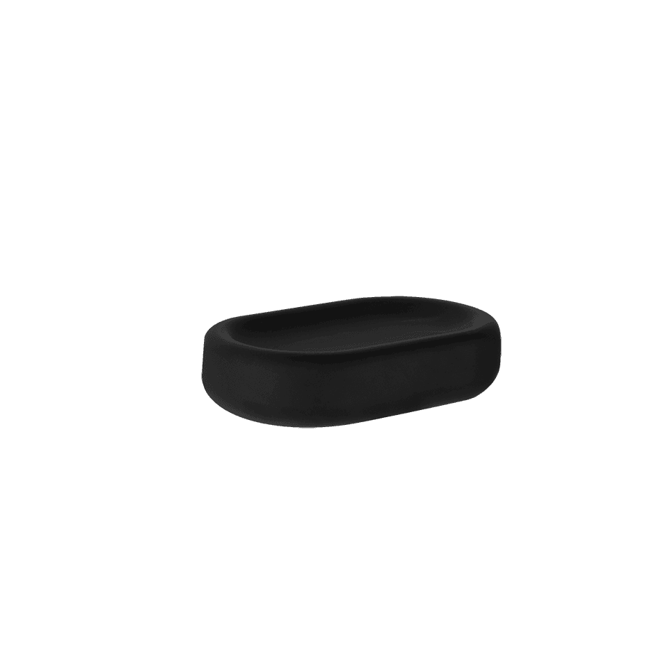 Gessi Soap Holder 38026 in Matt Black Ceramic