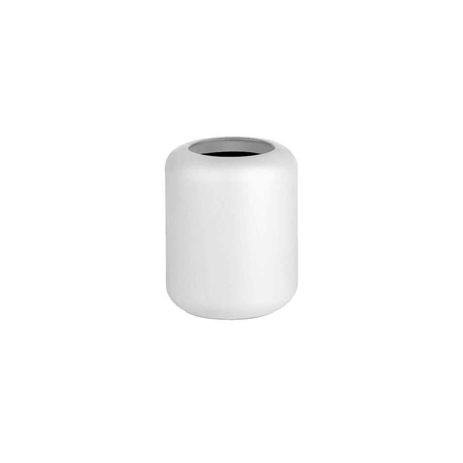 Gessi Tumbler Holder 38034 in Matt White Ceramic