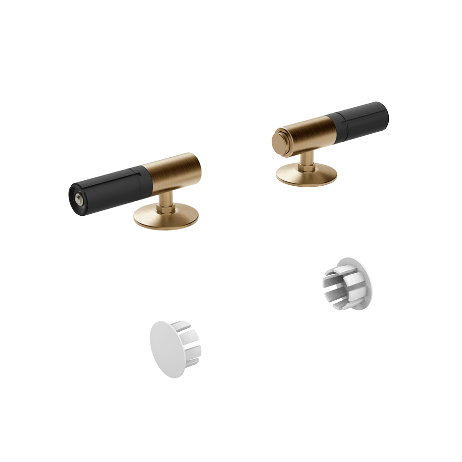 Gessi Wc Seat Hinge 39184 in Warm Bronze Br. Pvd