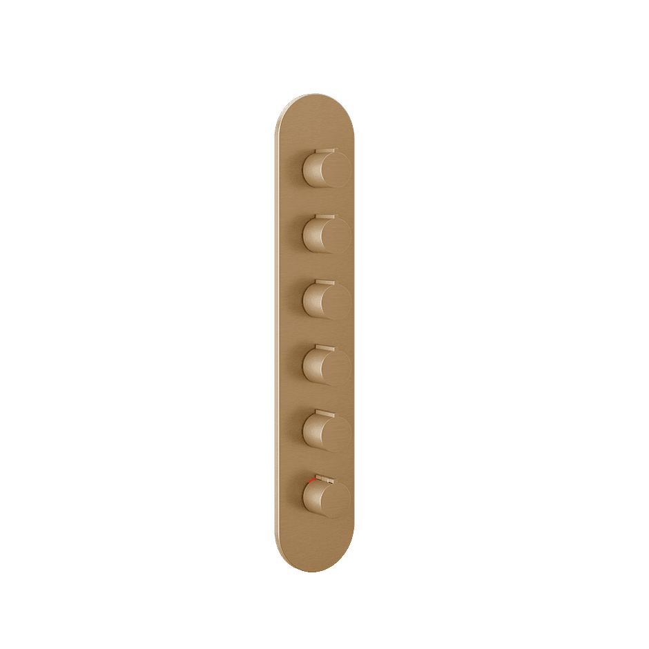 Gessi Shower Mixer 43070 in Warm Bronze Br. Pvd