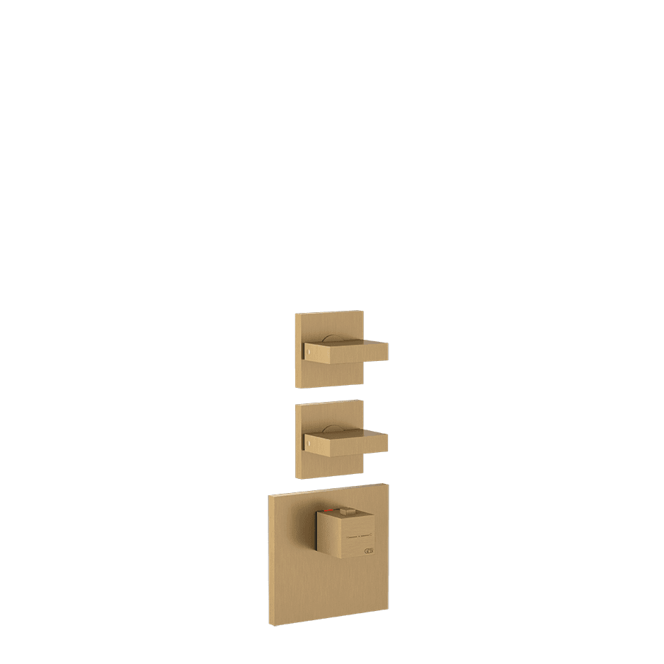 Gessi Shower Mixer 43214 in Warm Bronze Br. Pvd