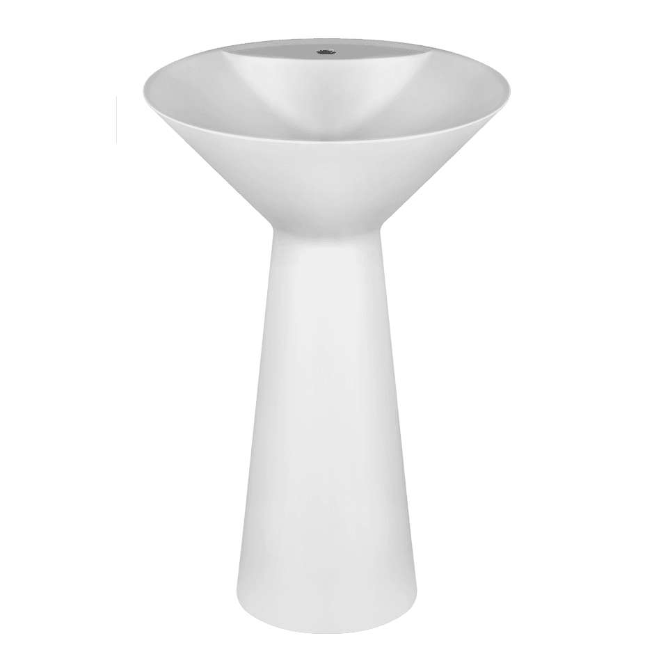 Gessi Washbasin 45907 in Cristalplant Matt White