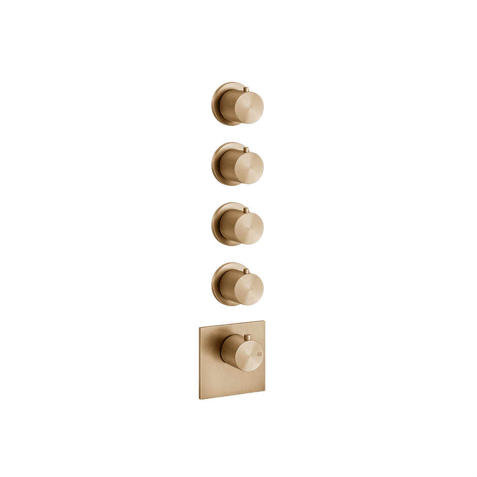 Gessi Shower Mixer 54508 in Warm Bronze Br. Pvd