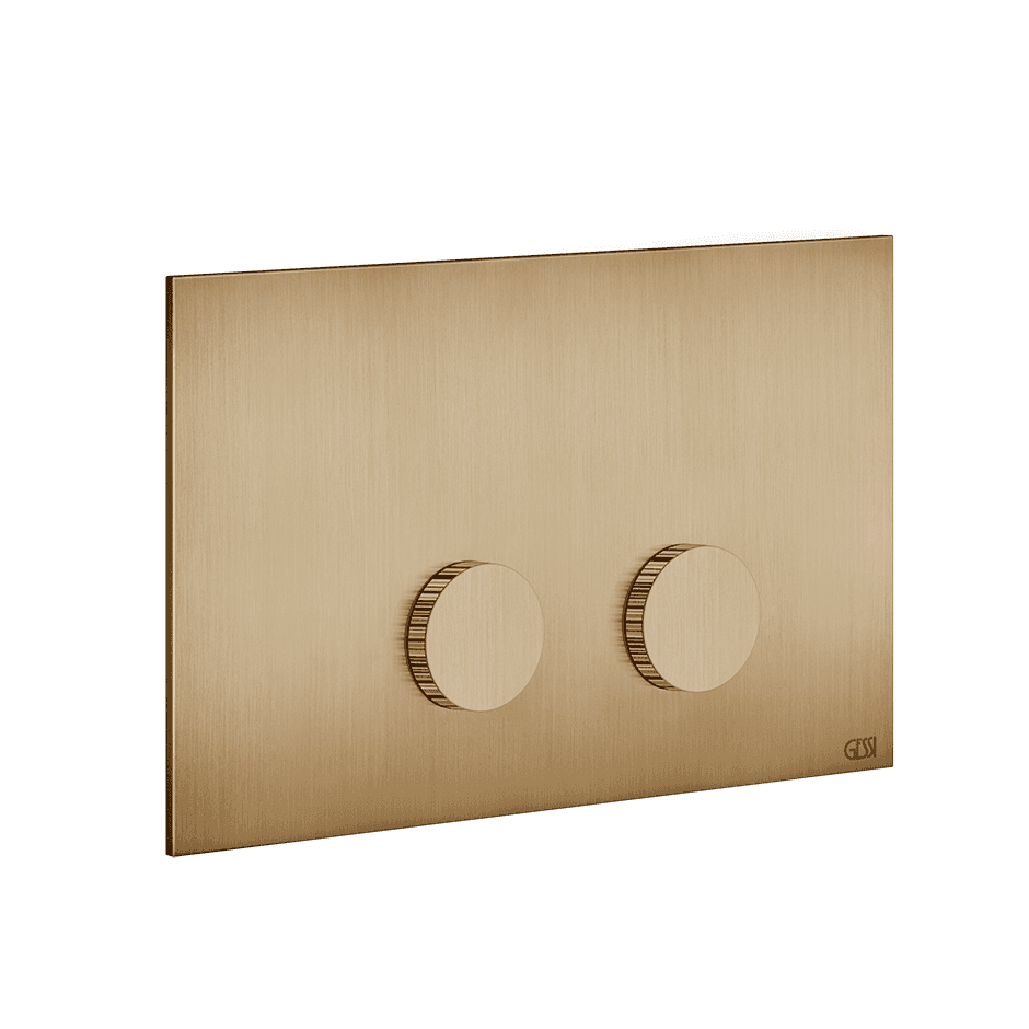 Gessi Flush Plate 54643 in Warm Bronze Br. Pvd