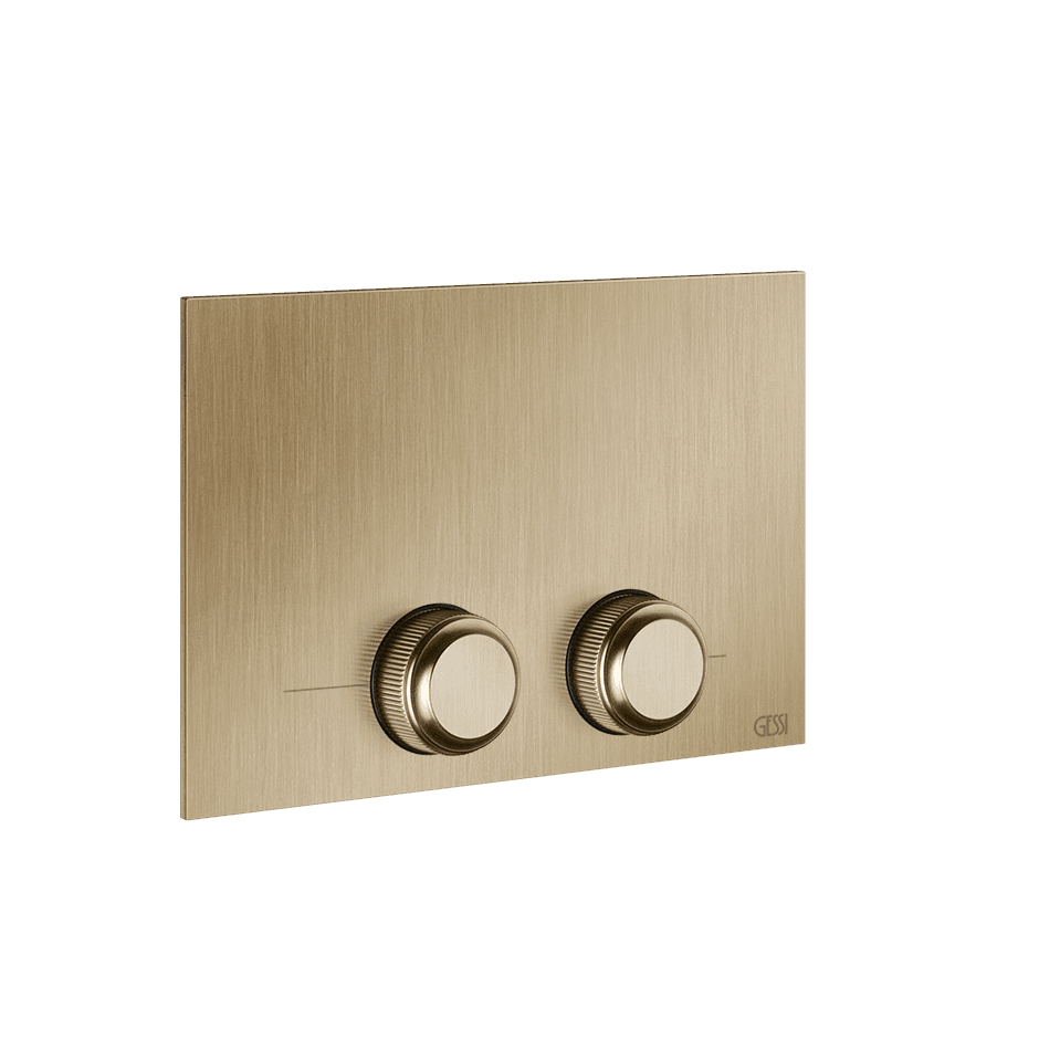 Gessi Flush Plate 54657 in Warm Bronze Br. Pvd