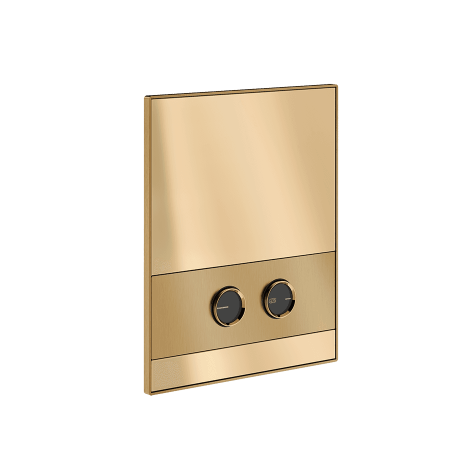 Gessi Flush Plate 56415 in Warm Bronze Br. Pvd