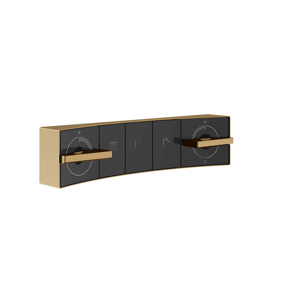 Gessi Shower Mixer 57516 in Warm Bronze Br. Pvd