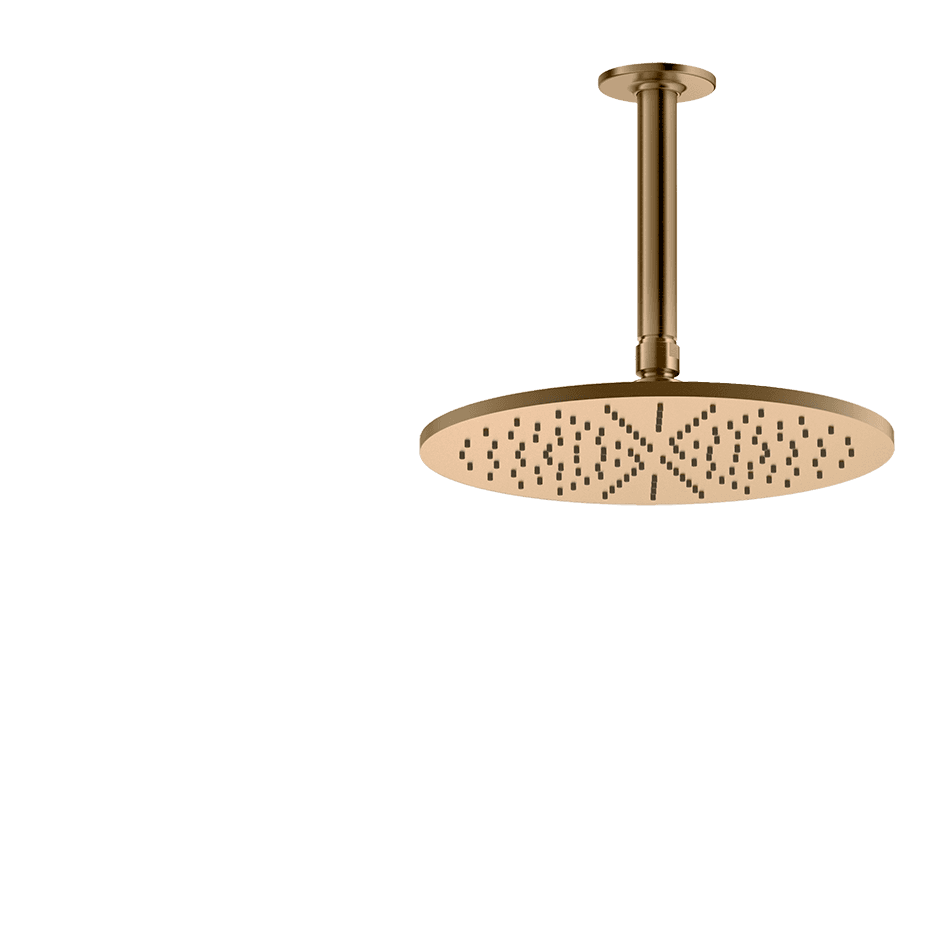 Gessi Showerhead 58250 in Warm Bronze Br. Pvd