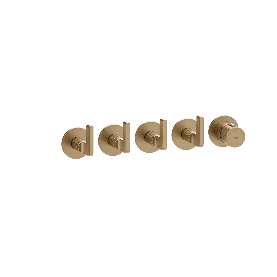 Gessi Shower Mixer 58338 in Warm Bronze Br. Pvd