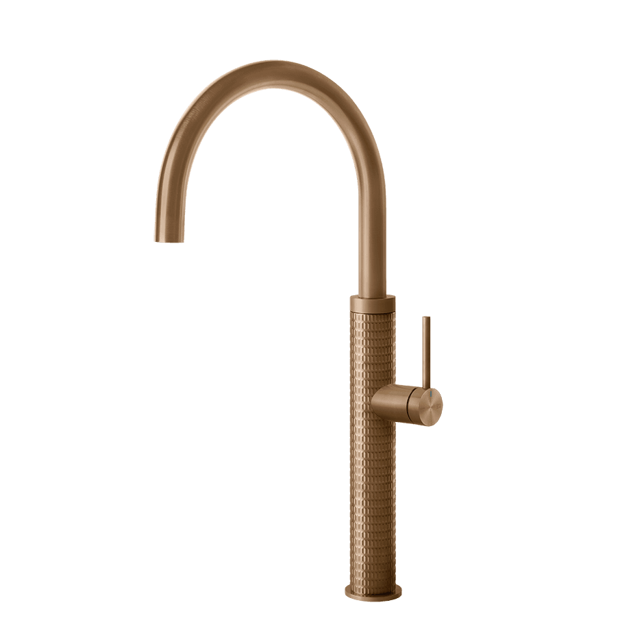 Gessi Sink Mixer 60018 in Warm Bronze Br. Pvd