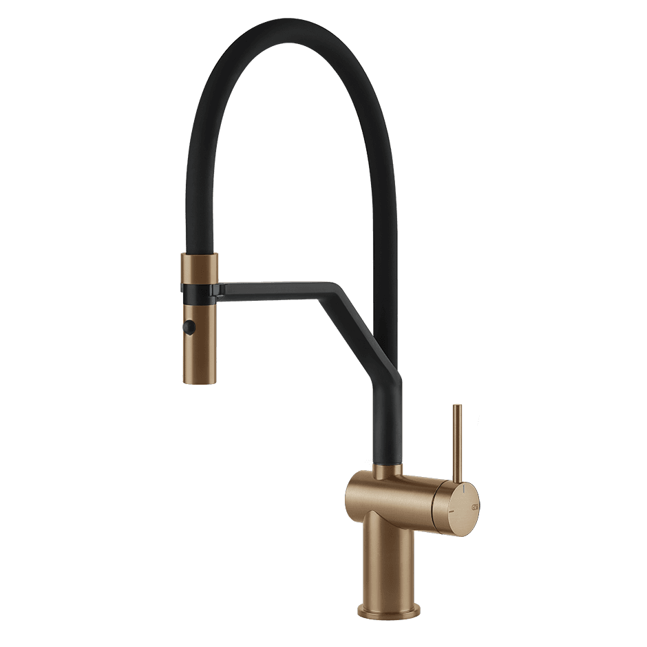 Gessi Sink Mixer 60429 in Warm Bronze Br. Pvd