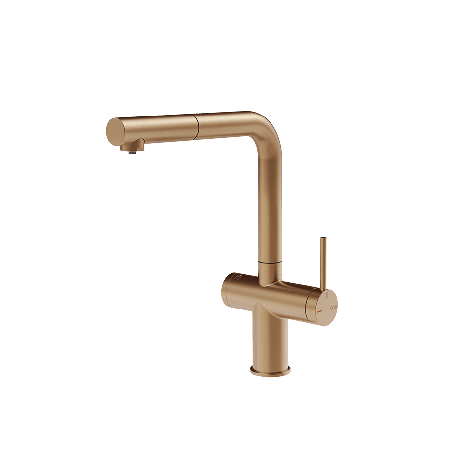 Gessi Sink Mixer 60572 in Warm Bronze Br. Pvd