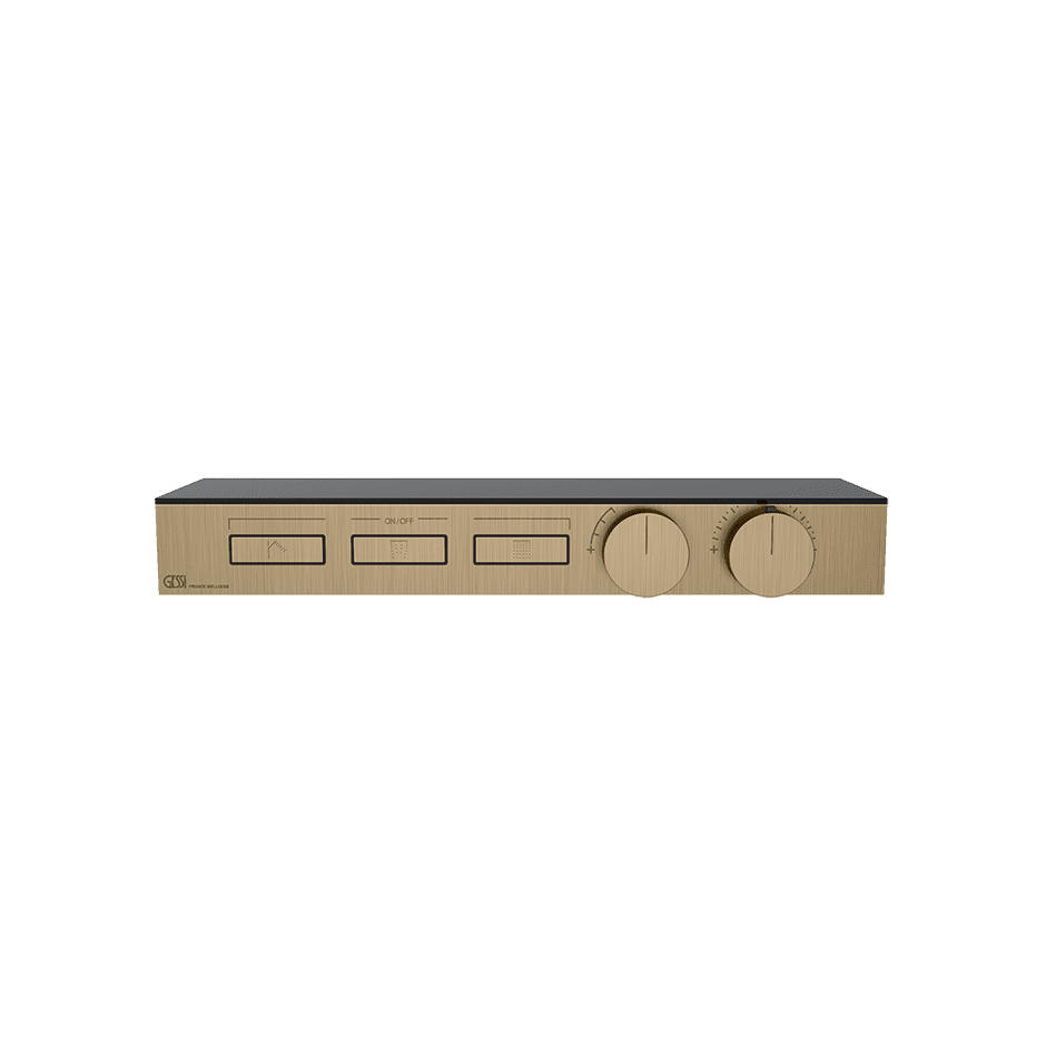 Gessi Shower Mixer 63024 in Warm Bronze Br. Pvd