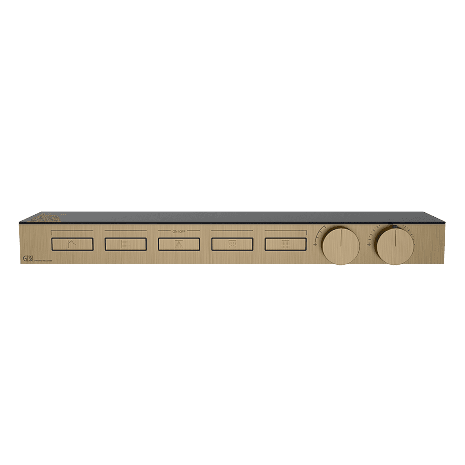 Gessi Shower Mixer 63028 in Warm Bronze Br. Pvd