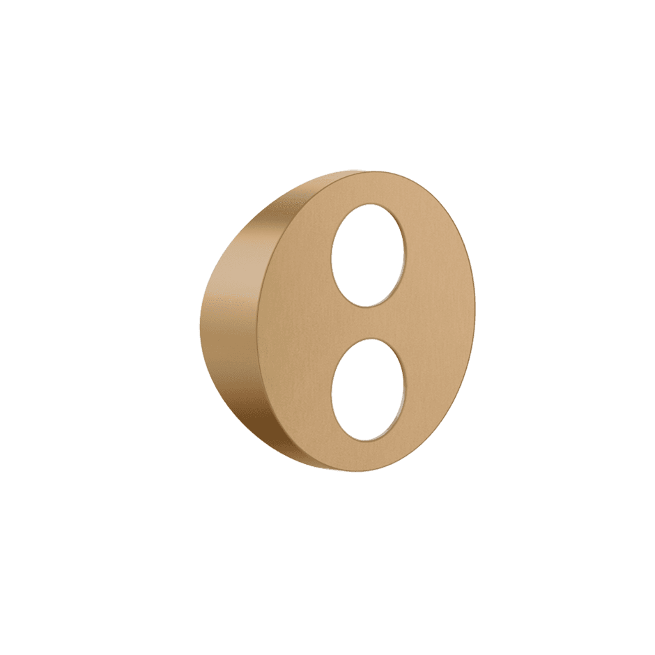 Gessi Cover 63220 in Warm Bronze Br. Pvd
