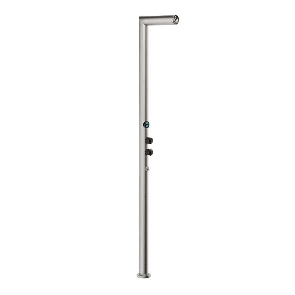 Gessi Shower Column 63229 in Steel Brushed