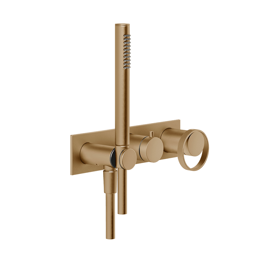 Gessi Shower Mixer 63343 in Warm Bronze Br. Pvd