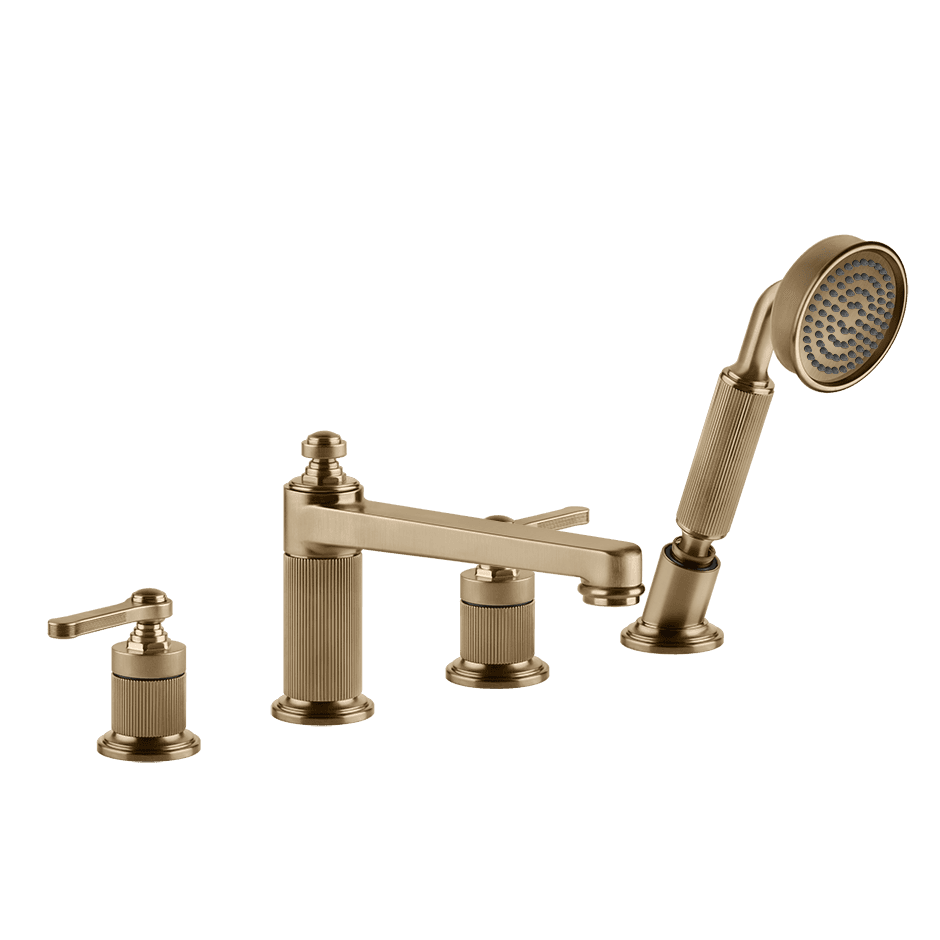 Gessi Bath Mixer 65045 in Warm Bronze Br. Pvd