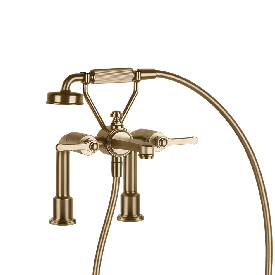 Gessi Bath Mixer 65115 in Warm Bronze Br. Pvd