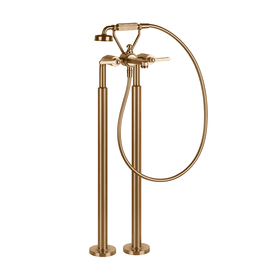 Gessi Bath Mixer 65128 in Warm Bronze Br. Pvd