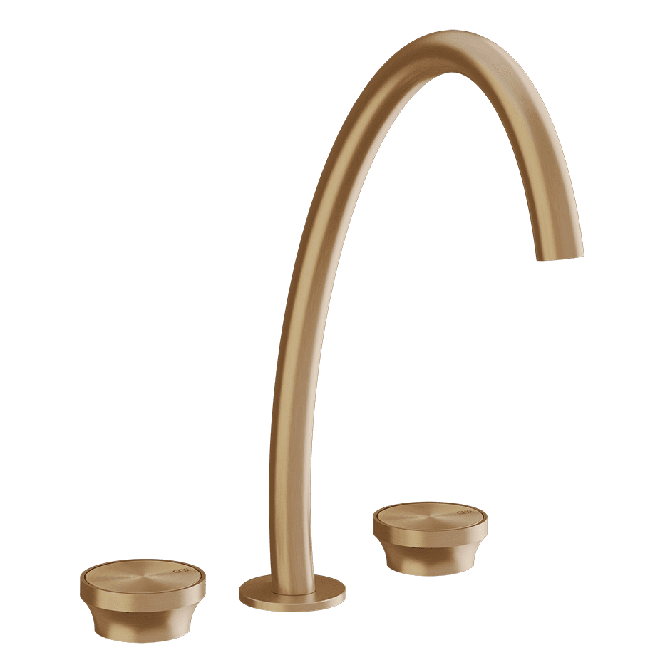 Gessi Washbasin Group 66016 in Warm Bronze Br. Pvd