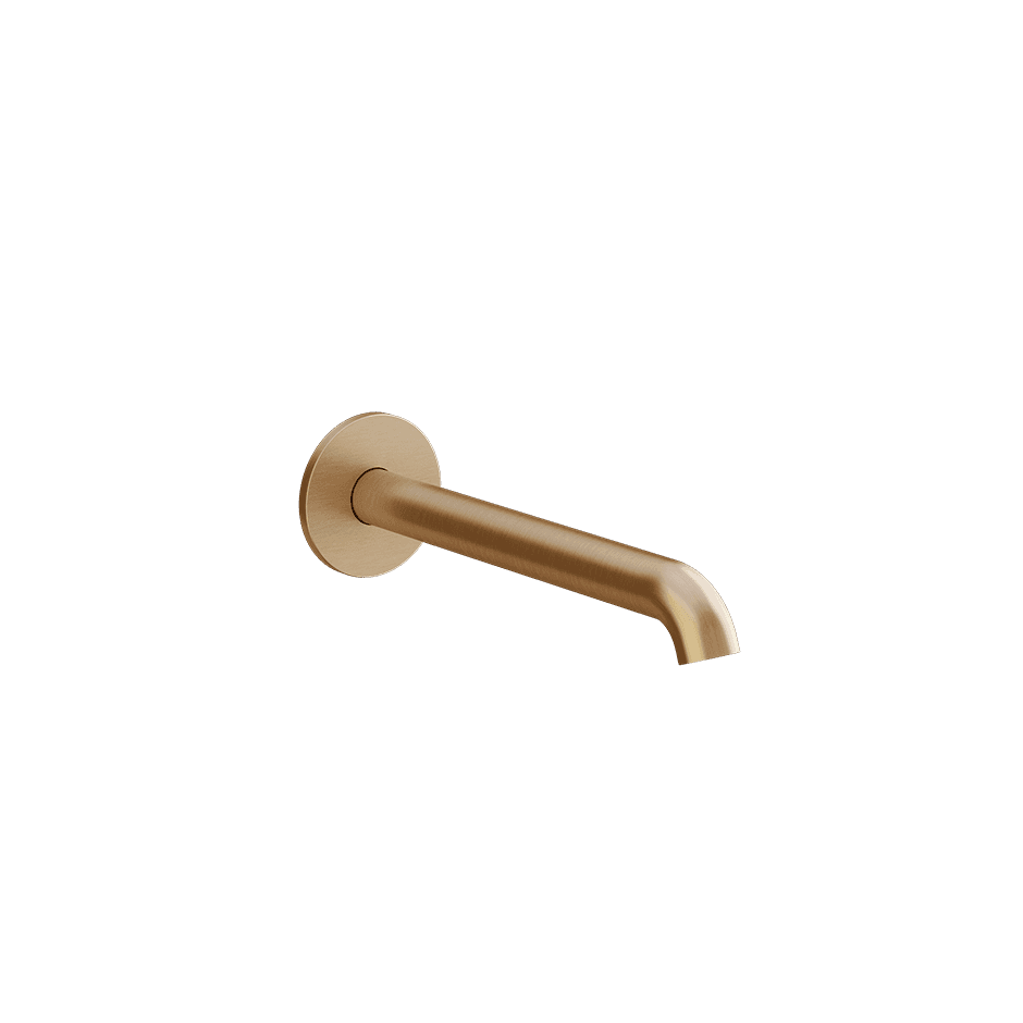 Gessi Basin Spout 66102 in Warm Bronze Br. Pvd