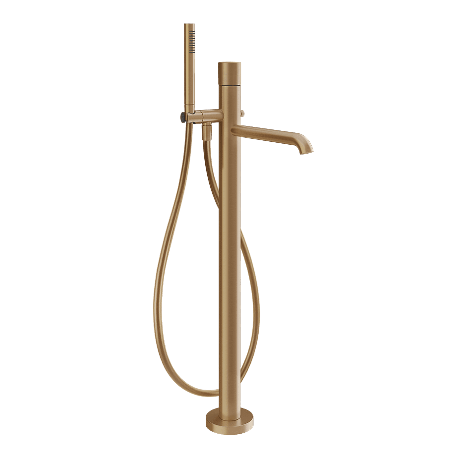 Gessi Bath Mixer 70628 in Warm Bronze Br. Pvd