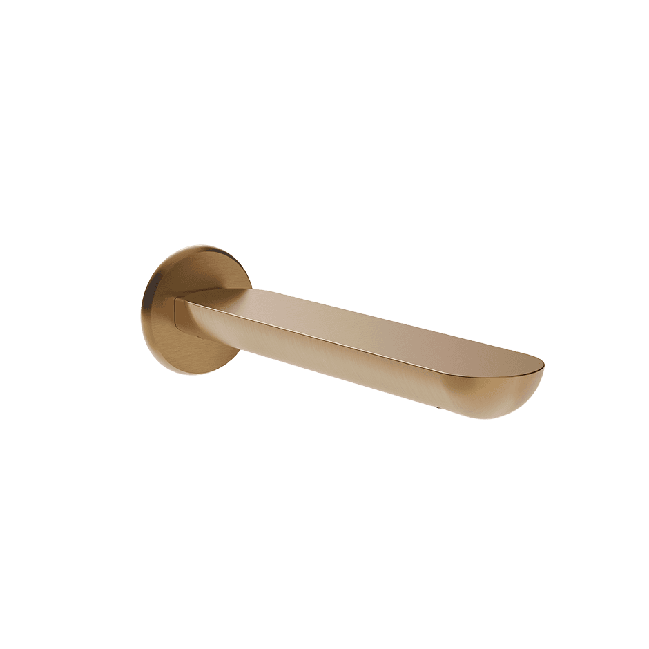Gessi Bath Spout 74041 in Warm Bronze Br. Pvd