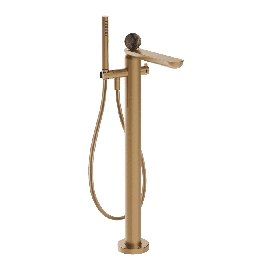 Gessi Bath Mixer 74129 in Warm Bronze Br. Pvd