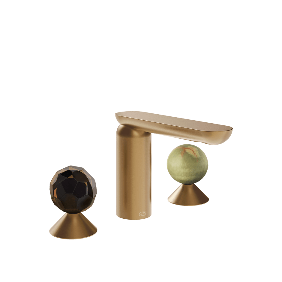 Gessi Washbasin Group 74255 in Warm Bronze Br. Pvd