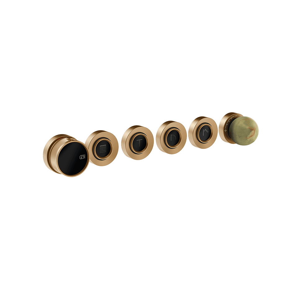 Gessi Shower Mixer 74536 in Warm Bronze Br. Pvd