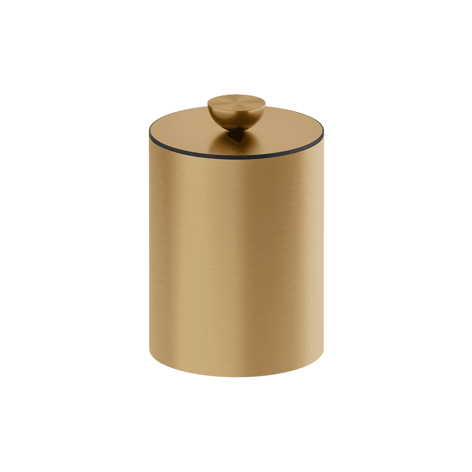 Gessi Waste-Paper Basket 74590 in Warm Bronze Br. Pvd
