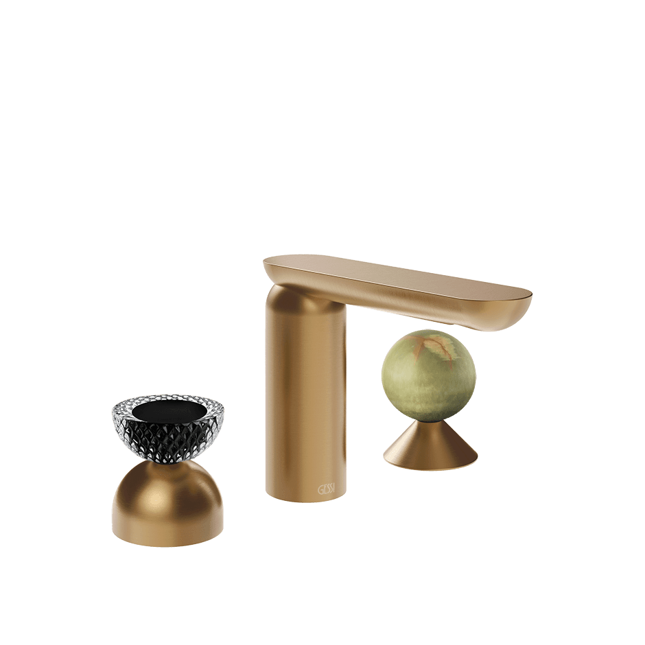 Gessi Washbasin Group 74758 in Warm Bronze Br. Pvd