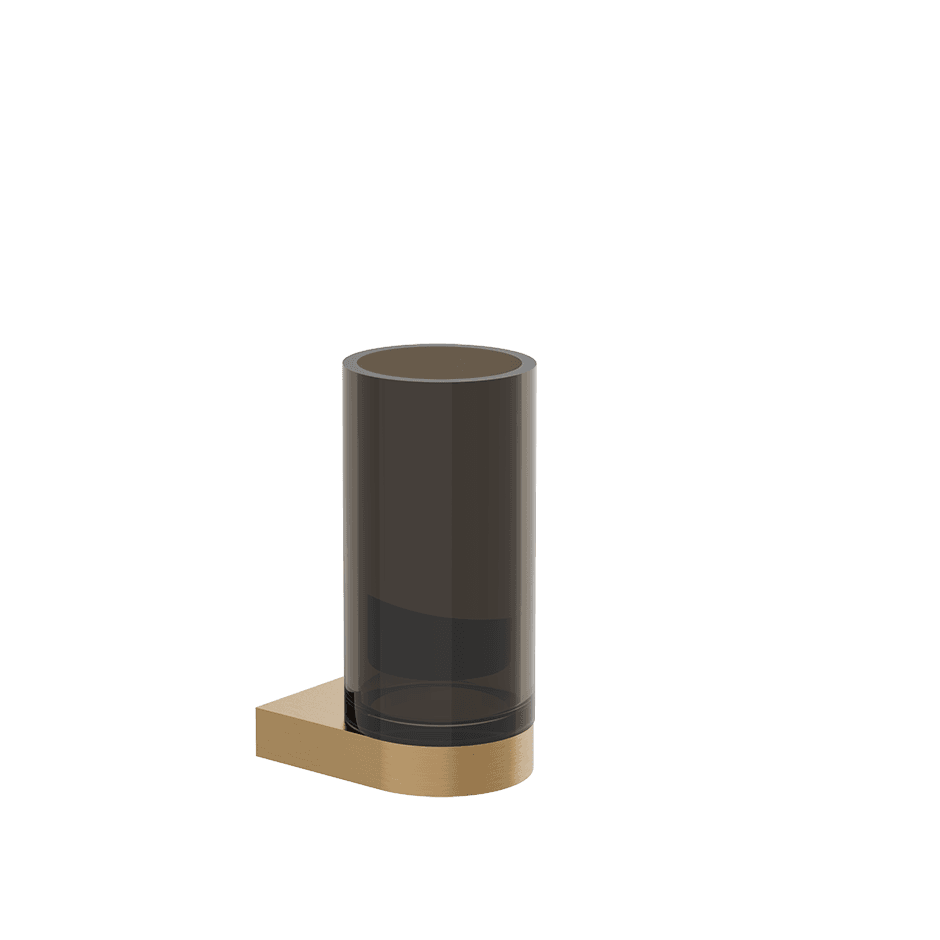 Gessi Tumbler Holder 74816 in Warm Bronze Br. Pvd